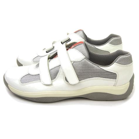 Prada America’s Cup strap sneakers.